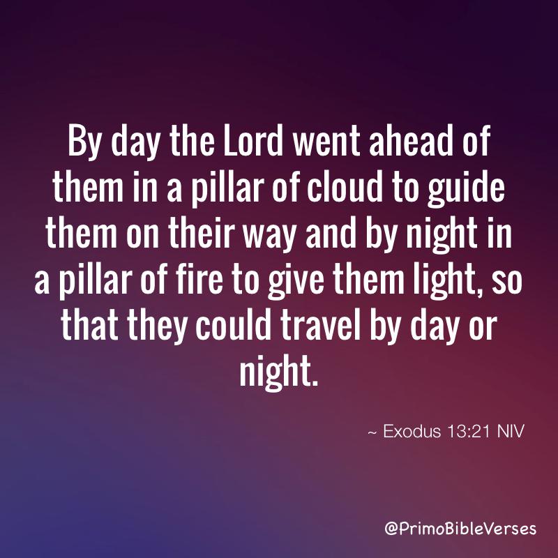 Primobibleverses Exodus 13 21 Niv Bible Bibleverses Exodus Chayotverses Godverses T Co qefazgdo