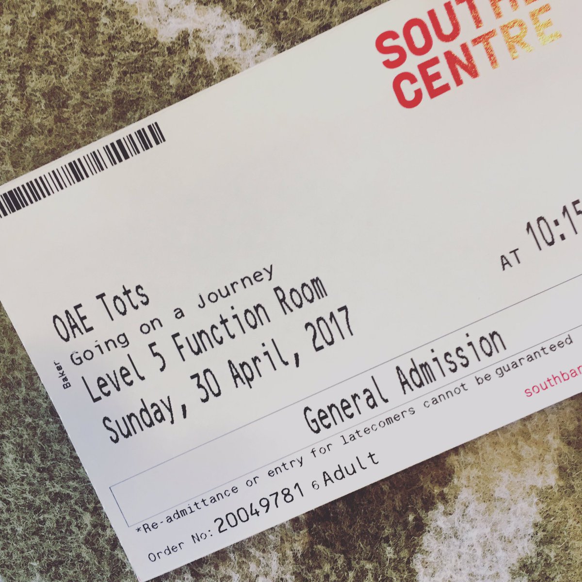 Toddler & I spent the morning with OAE Tots @southbankcentre and it was lovely. Thanks for the music! #oaetots #goingonajourney