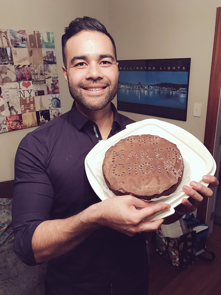 My amazing wife Jess whipped up a quick surprise cake for the <a href="/TVONENZ/">TVNZ 1</a> debut of The Naked Choir! Hope y'all enjoyed the show! #nakedchoirNZ