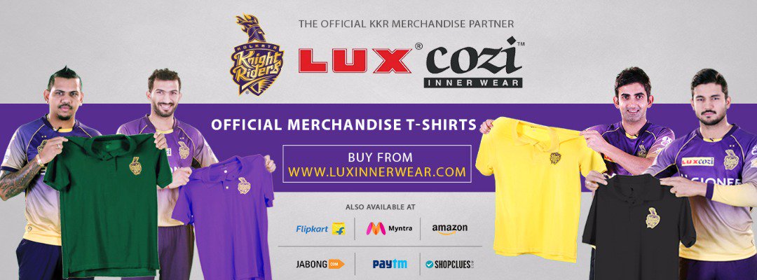 kkr t shirt myntra