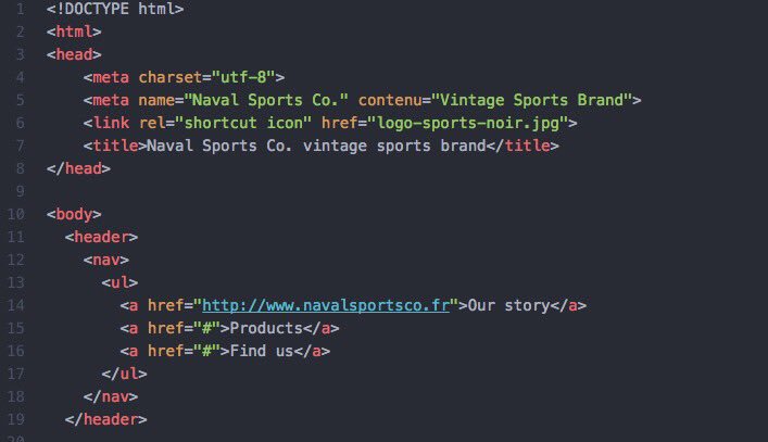 navalsportsco's tweet image. Website in progress with @coding_days #devjunior #coding #soon #navalsports.fr