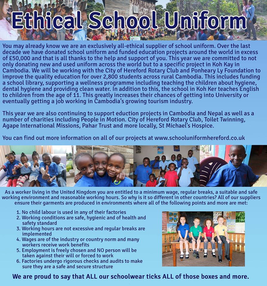 #EthicalSchoolUniform #SchoolUniform
Shop now: schooluniformshop.co.uk