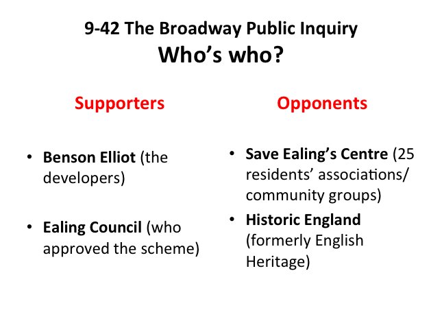saveealingctr's tweet photo. A 12-day public inquiry into the controversial development at 9-42 The Broadway starts on 9th May, all can register to give evidence. https://t.co/MOeoepgWve