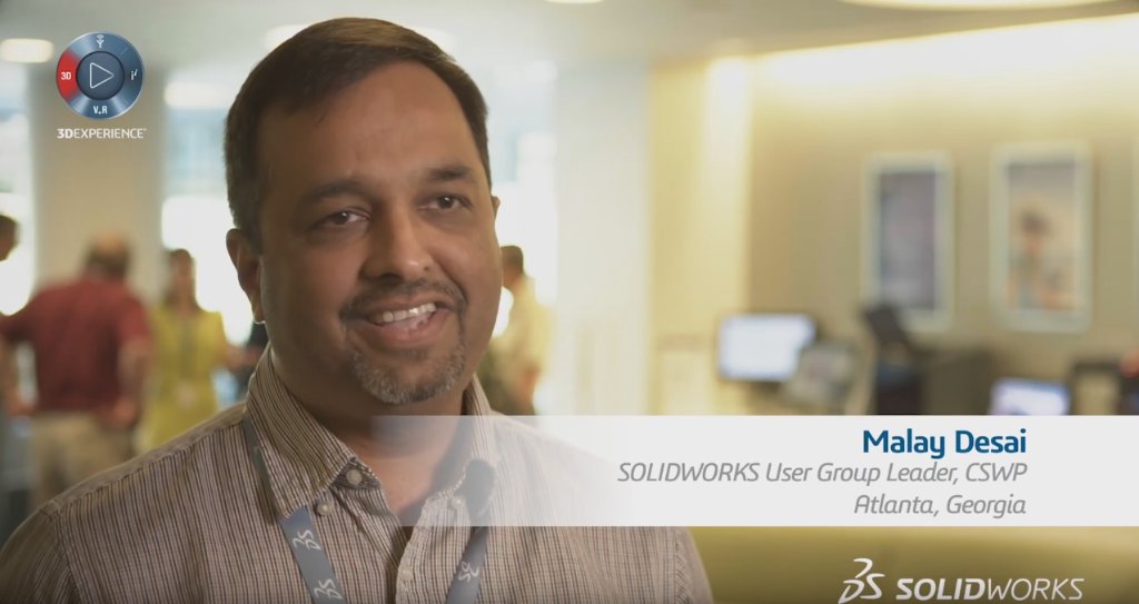 Malay Desai believes that the SOLIDWORKS community is the best place to share your passion for design. Find out why: 3ds.one/g1dMM8