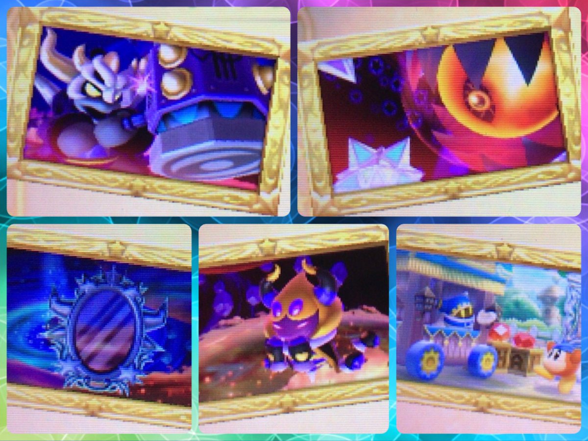 紅流美 على تويتر Kirbynetabare クレジットで思わず撮ったもの キングd マインド戦で ステージの周りにアナザー ディメンションにあった金平糖みたいな星があったのが気になりました ディメンションミラーはハルカンドラ製なのか否か もしくはただの飾りか