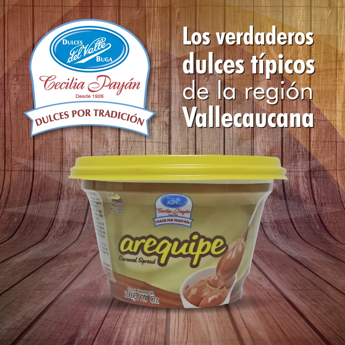 La mejor receta se puede degustar con el Arequipe de Dulces del Valle, no lo vayas a olvidar #Arequipe #tradición #Dulce https://t.co/i2mUTeu3te
