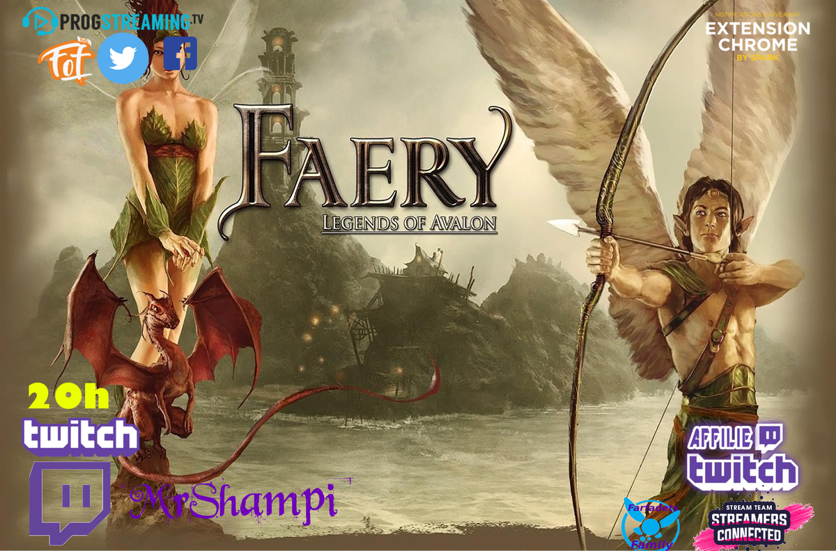 mrshampi's tweet photo. Petit Stream ce soir sur #FaeryLegendsofAvalon,! 
 https://t.co/16kYkuZXd9  
#FarfadetsFamily #StreamersConnected @TwitchTVGaming @RTwitchFR https://t.co/eYP5u6wphe