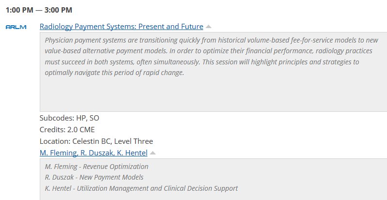 Rich Duszak, MD (@richduszak) on Twitter photo Radiology Payment Systems: Present and Future. Join us today at 1pm at #ARRS17. dooz.us/2pwVPju <a href="/ARRS_Radiology/">ARRS</a> <a href="/MFlemingMD/">Meg Fleming</a> <a href="/hentelk/">Keith Hentel</a> Radiology Payment Systems: Present and Future. Join us today at 1pm at #ARRS17. dooz.us/2pwVPju <a href="/ARRS_Radiology/">ARRS</a> <a href="/MFlemingMD/">Meg Fleming</a> <a href="/hentelk/">Keith Hentel</a>