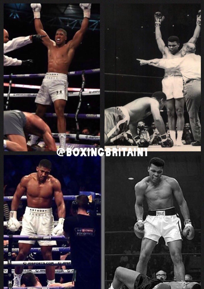 No one can compare to the greatest Muhammad Ali. Yesterday night Anthony Joshua walked a few steps in the shoes of his idol. Amazing scenes!