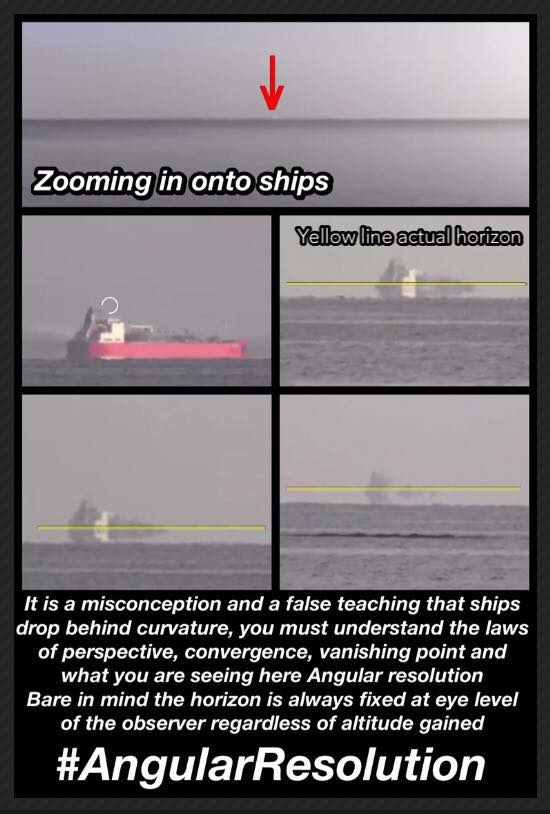 davino1959's tweet image. Faint yellow line is the actual true horizon 

#AngularResolution