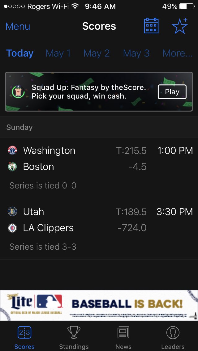 evduch's tweet image. Looks like oddsmakers are expecting a blowout in LA today