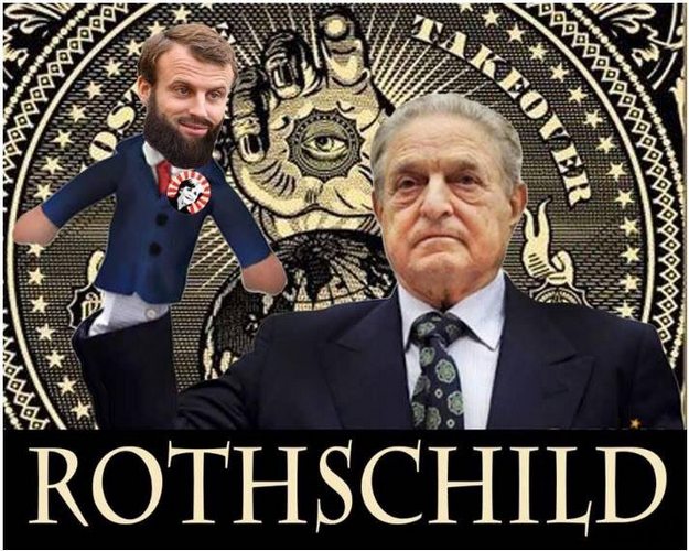 Risultati immagini per macron rothschild illuminati nwo