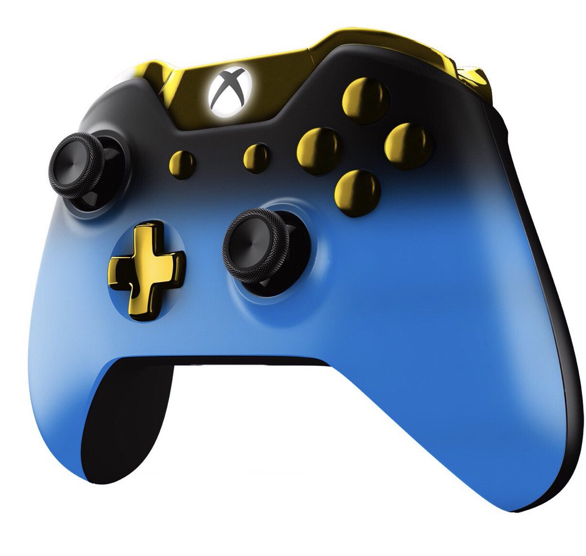 XRockerGaming's tweet photo. Blue Shadow & Gold Edition for #XboxOne - #CControllersUK ๐๐ฎ https://t.co/vmvmeDd4cZ