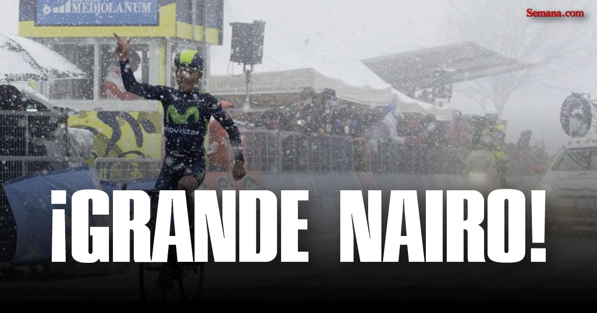 PATTYHEREDIAV's tweet photo. #Ampliación | @NairoQuinCo ganador de la etapa reina de la Vuelta a Asturias https://t.co/ppP8Tm0de6 by #RevistaSemana via @c0nvey https://t.co/RmPPotEuuT