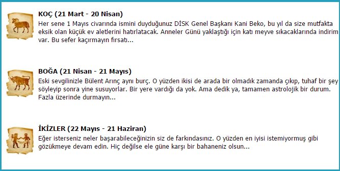 Zaytung Astroloji (30 Nisan 2017) - zaytung.com/astroloji.asp?…