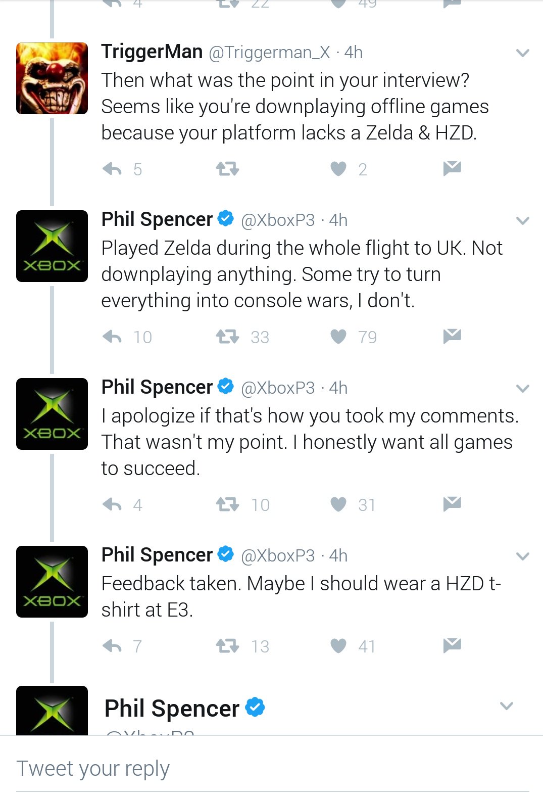 Phil Spencer critica o ódio que existe nos fanboys