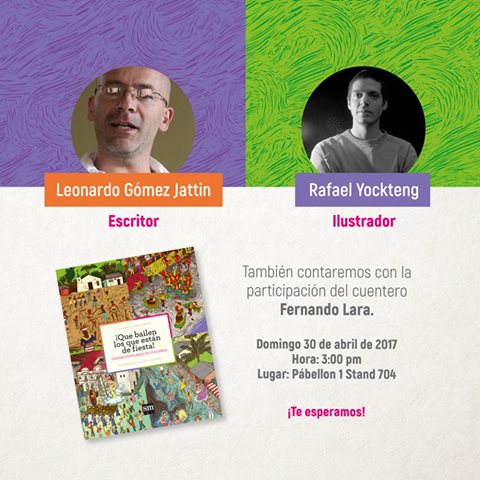 ¡Estamos de fiesta! HoyEn #Filbo2017 firma del libro ¡Que bailen los que están de fiesta! @ColombiaSM #EstamosDeFiesta 3pm #PabellónInfantil https://t.co/RohXyl0Eas