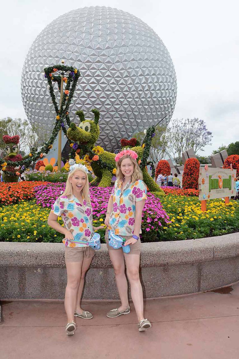Tracy Hinson on Twitter: "Taking on Epcot in our tacky tourist outfits  #BestFriendsTrip #Disney https://t.co/dMTncdfBri" / Twitter