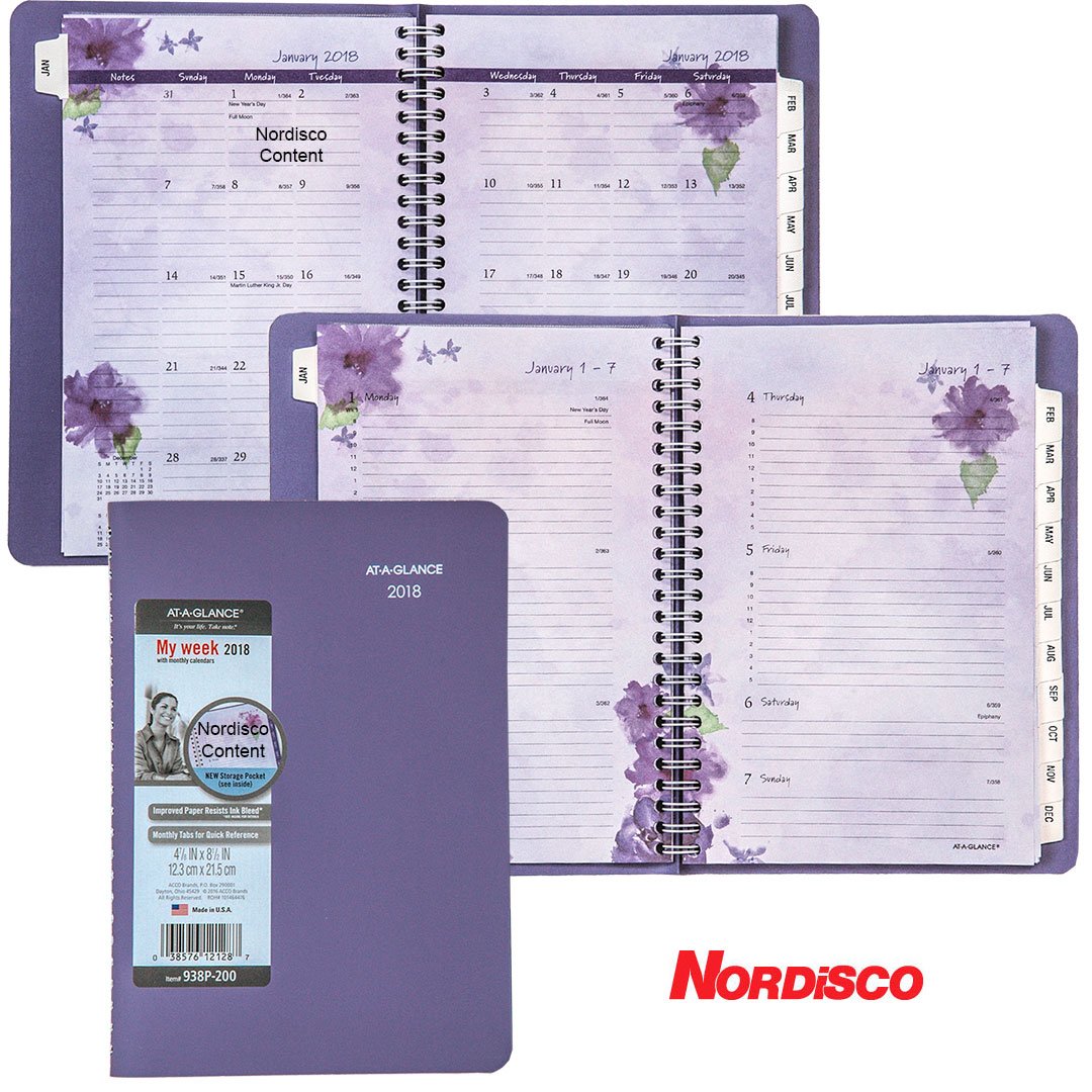 2018 At-A-Glance Beautiful Day Weekly Monthly Planner, 4-7/8 x 8-1/2' #2018planners bit.ly/2qsvMao