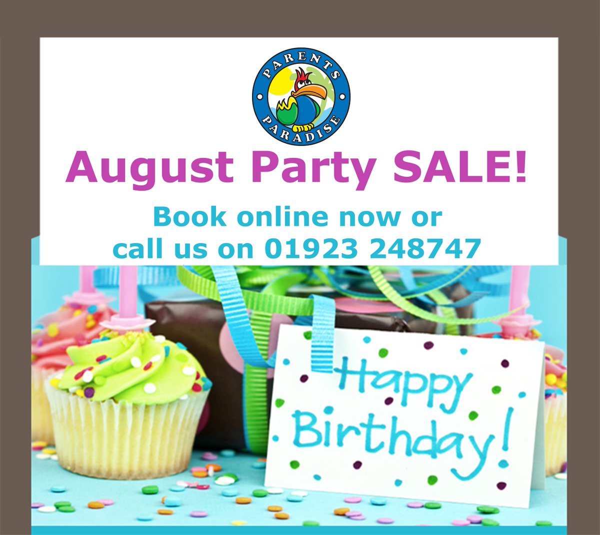 Book a party in August! Play or Go Kart £12/child(usually £16),Forever My Bear £16/child(usually £19) or Arty Pottery £14/child(usually £17)