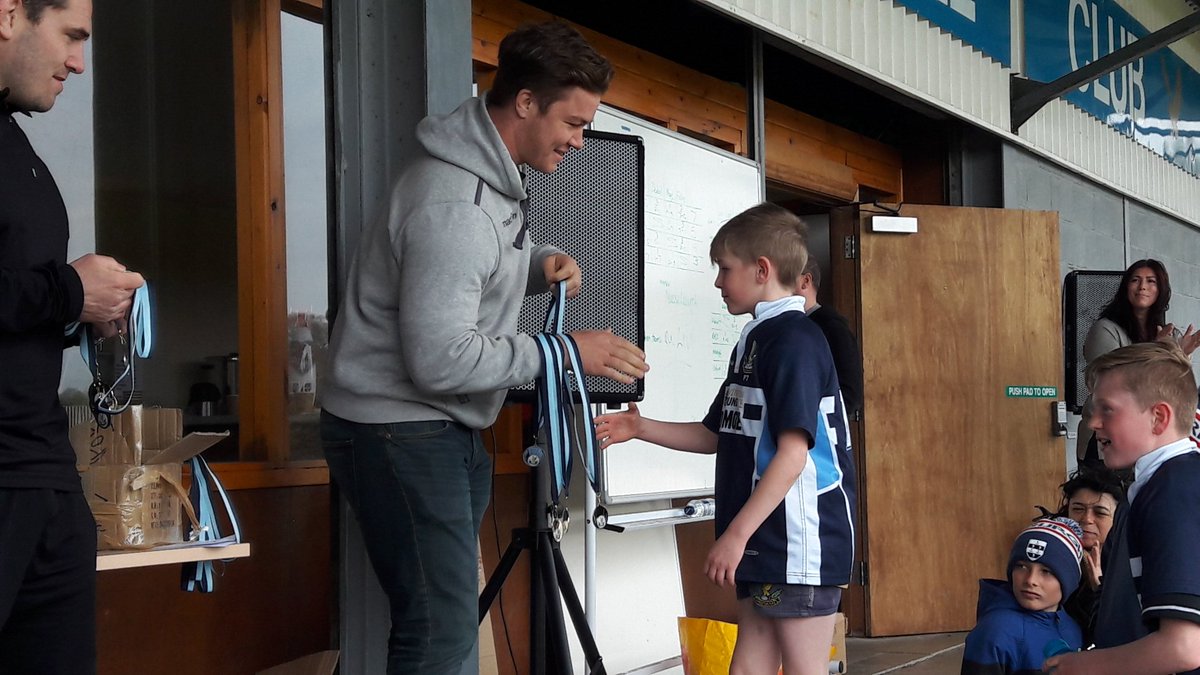 LivingstonRFC's tweet image. Graet day today at our mini festival, a big thanks to @Neilcochrane6 &amp;amp; @KyleWhyte03 for @EdinburghRugby for coming along to support
