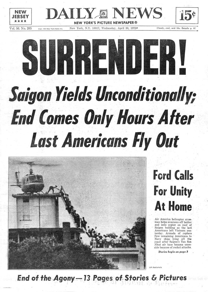 SPIES&VESPERS on Twitter: "OTD April 30,1975, Saigon falls to North Vietnamese soon after U.S. helicopter evacuation from roof of 18 Gia Long Street. https://t.co/I3qEUUcRLK" / Twitter