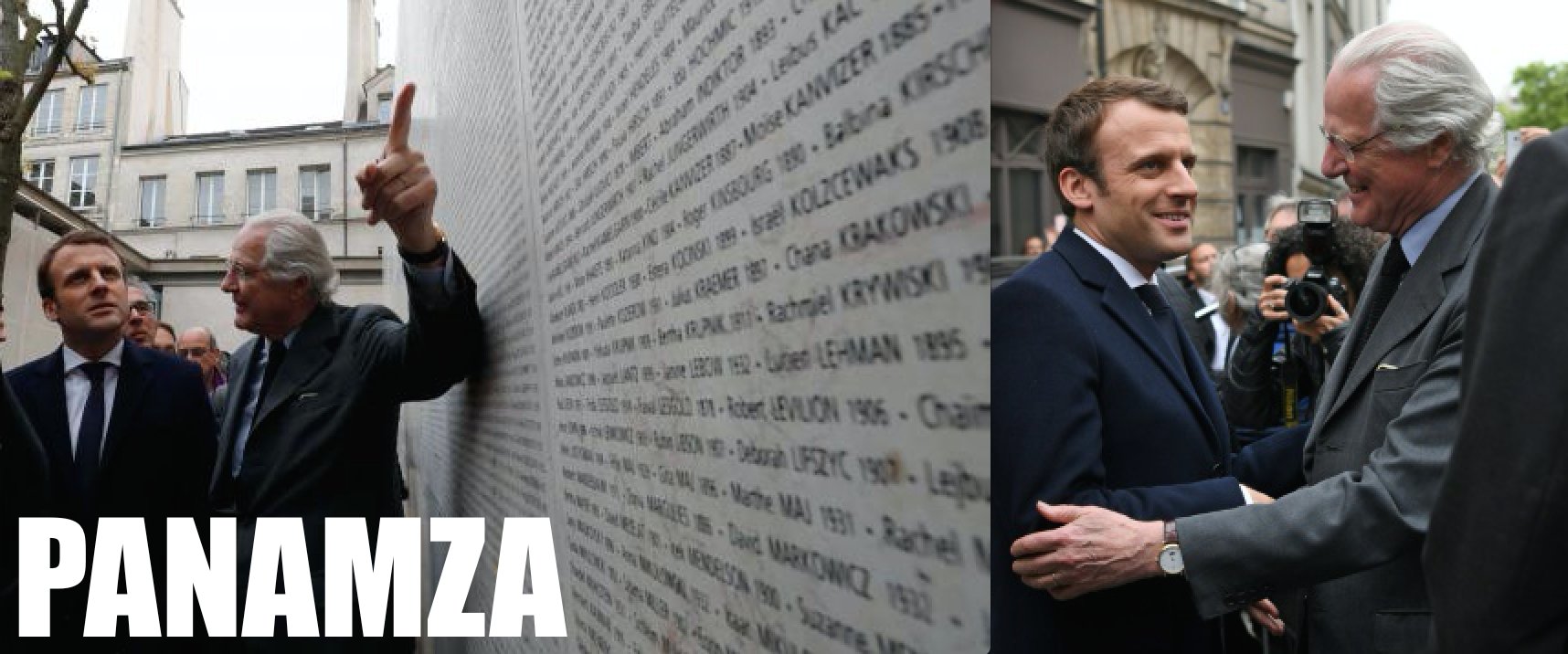 L'ex-Rothschild Macron commémore la Shoah avec un Rothschild