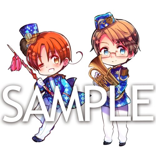 日丸屋秀和先生描き下ろしのイタリア アメリカが可愛い ヘタリア シリーズ初のキャラソンcdのジャケットイラストが公開 にじめん