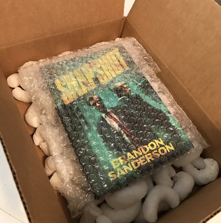 Books are in! They will be shipping over the next few weeks! #brandonsanderson #vaultbooks #snapshot