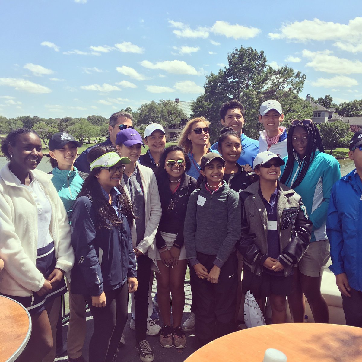 Mayor Beth Van Duyne &amp; NEC hosted the Kids from the First Tee of Dallas.Thanks for sharing your wisdom with the kids