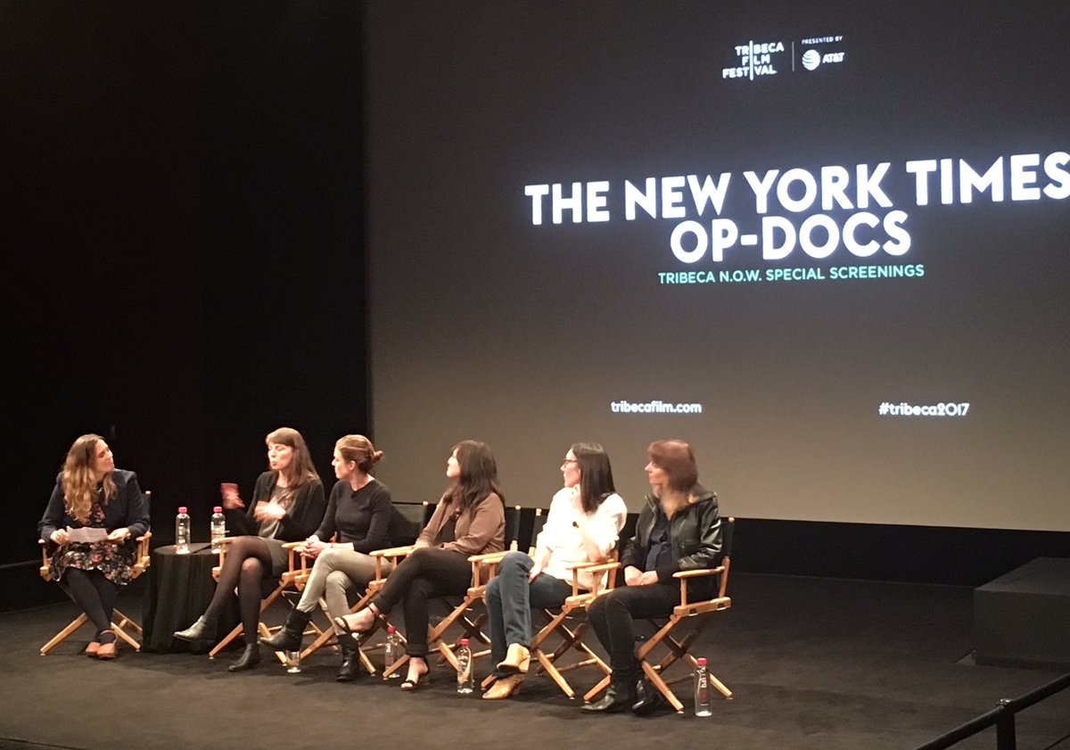 lauraforde's tweet image. Incredible #Tribeca2017 panel of documentary filmmakers + @KLL5 of @nytvideo @nytimes #OpDocs