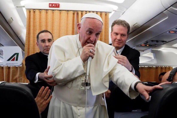 'MY SERMON JUST WENT VIRAL,
MY WORDS PUT THE DEVIL IN A SPIRAL.' #PopeBars