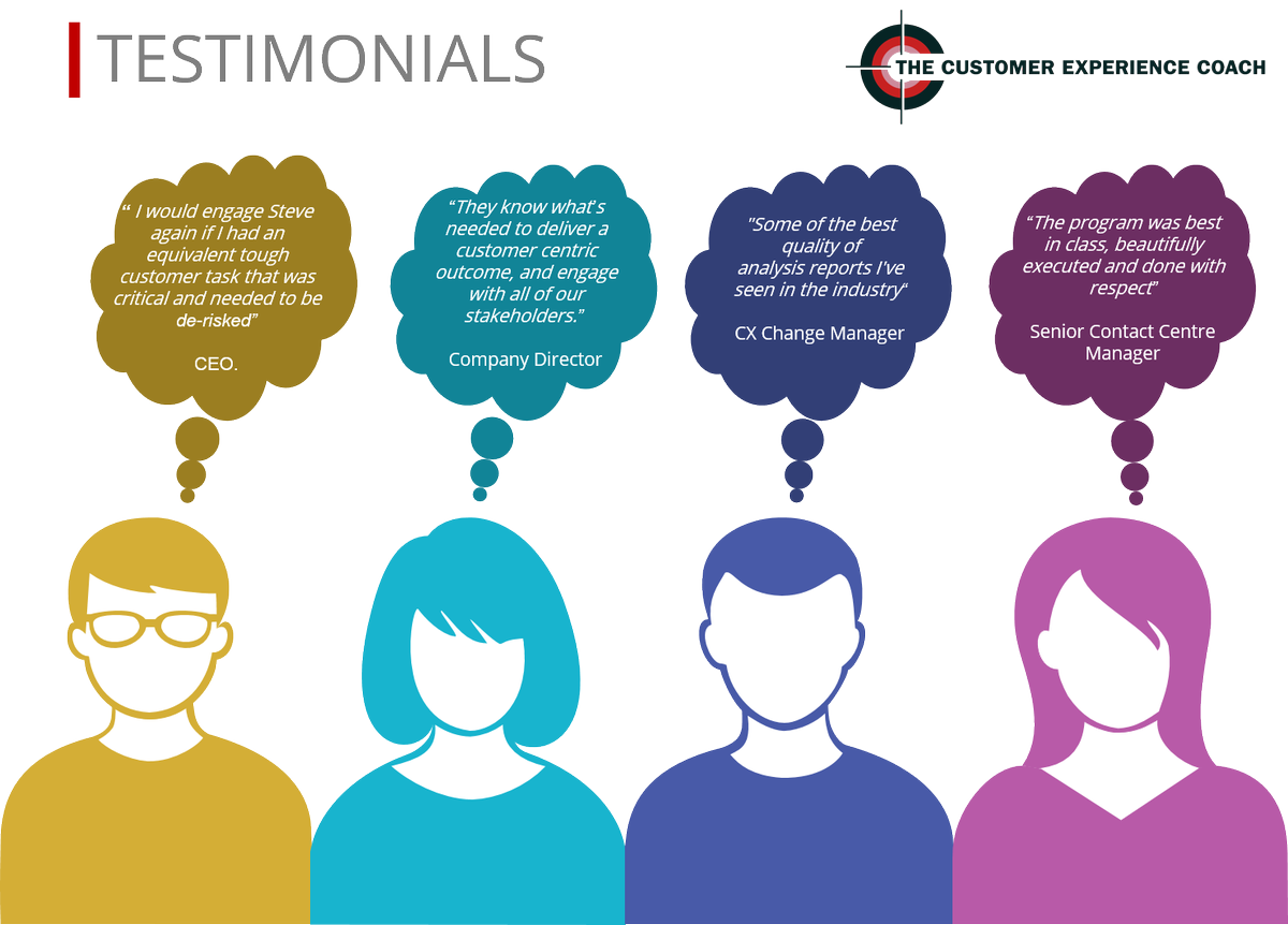 TCEC13's tweet image. This is what some of our happy clients have to say about our services!
thecustomerexperiencecoach.com.au