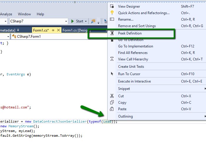 NishantRanaZen's tweet image. Visual Studio Tips - Peek Definition without losing context. #visualstudiotips #visualstudio channel9.msdn.com/Series/vstips/…