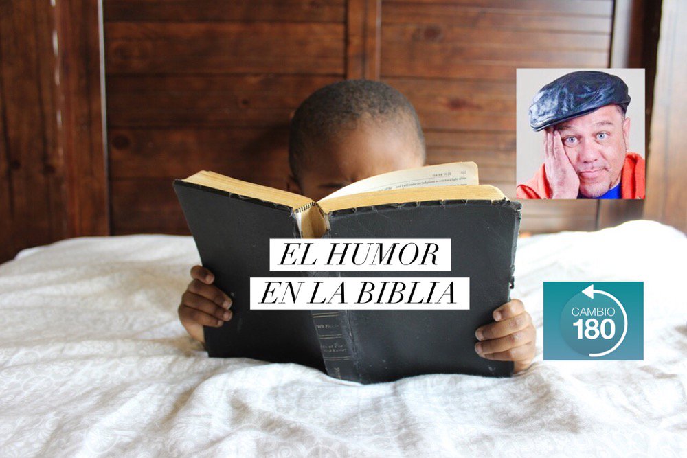 elcambio180's tweet photo. ¿Tienes Dios un sentido del humor? ¿Qué ejemplos hay en la #Biblia de historias con  humor? Dialogamos con JR. https://t.co/PshxAusSrv https://t.co/4XWGnm9Www