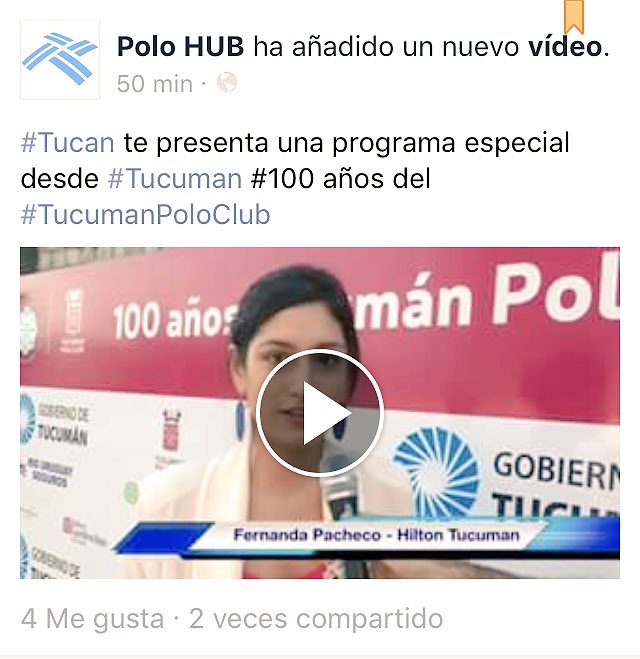 No te pierdas el #Especial de la presentación de los #100 años del #TucumanPoloClub Link: polohub.net/social <a href="/TucanPereyra/">Tucan Pereyra Iraola</a> @fedelevy