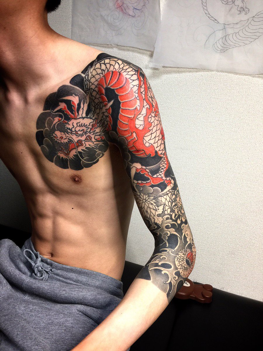 世墨文身 Ar Twitter 色入れ 龍 彫京睦 刺青 和彫り 東大阪 世墨文身 彫聖 Tattoo Irezumi Horikiyo Japanese Japanesetattoo Inked Tatuagem Dragontattoo T Co Mb64lnwrfd