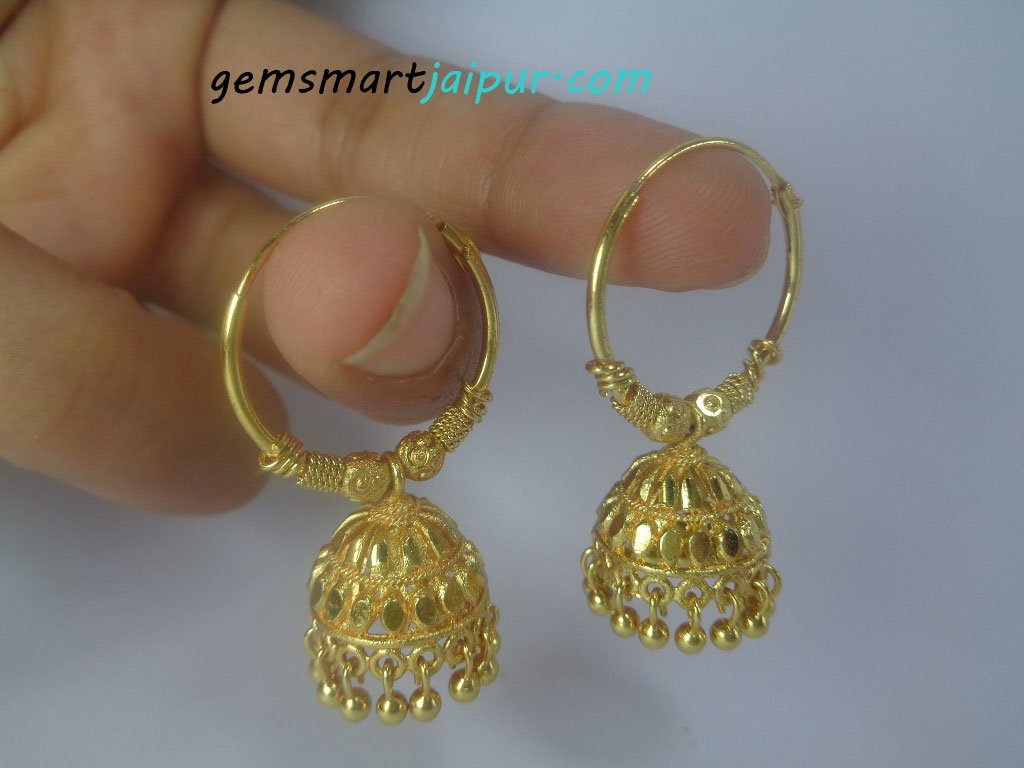 Bali jhumka shop earrings gold