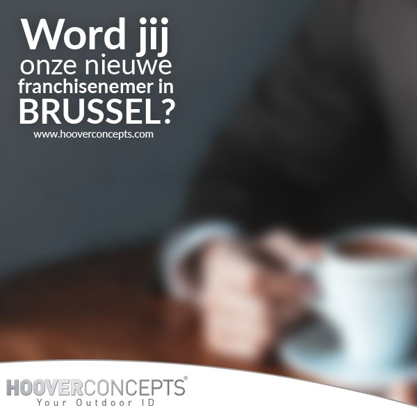 Word jij onze franchisenemer in Brussel? Lees meer over Hooverconcepts op: bit.ly/2oSZTIQ.