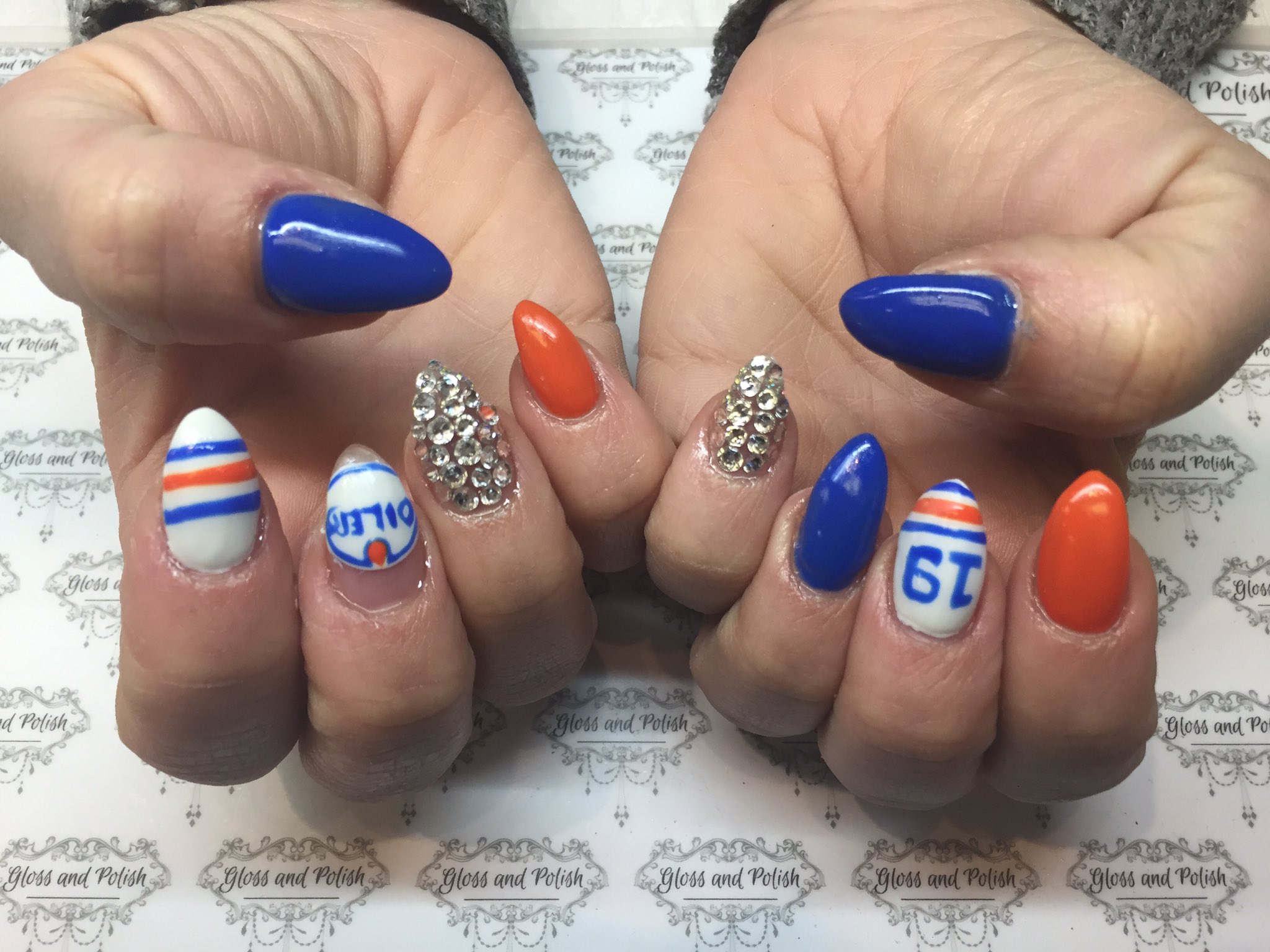 Edmonton Oilers nails  Nails, Oilers, Edmonton oilers
