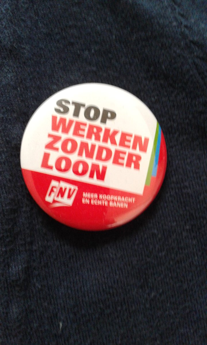 Botter3R's tweet image. #1Mei17 #Dag van de Arbeid @FNV STOP Werken Zonder Loon