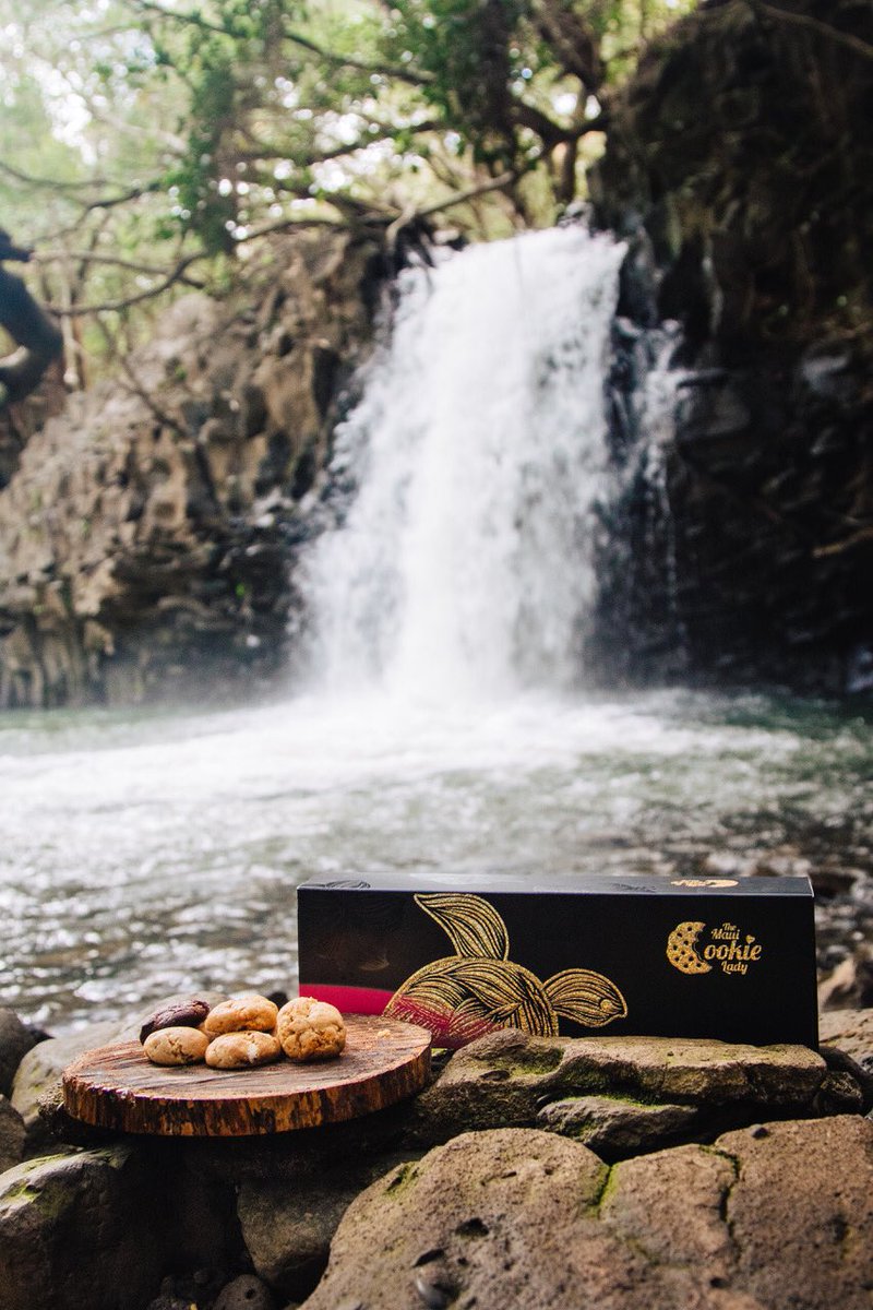 Stunning East #Maui beauty and our new Honu box #mahalo to AJRezac Photography for the sweet hike #Hawaii #startups #see #gourmet #cookies