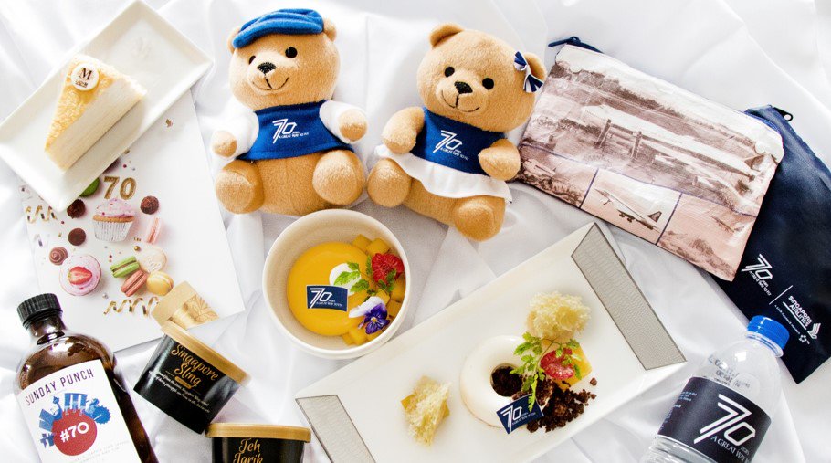 singapore airlines teddy bear
