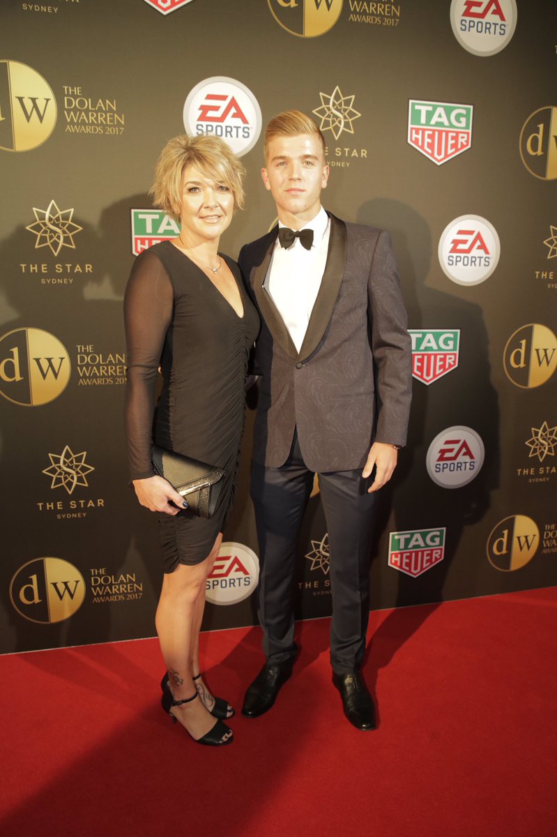 Awesome to see <a href="/AdelaideUnited/">Adelaide United</a> youngster <a href="/McgreeRiley/">Riley McGree</a> bring his mum! Awesome stuff! #DolanWarren #TheStar