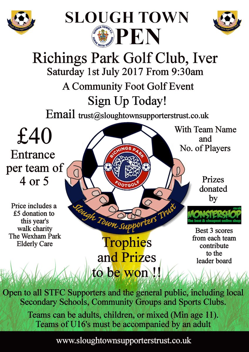 The season may be over but we're looking forward to our pre season curtain raiser.
RT to help us spread the word and get your team together!