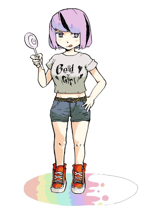 久々に色塗りました。
おっぱいが描きたかった。 