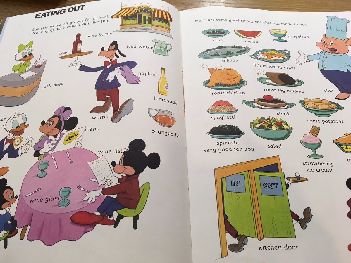 THE GIANT WALT DISNEY WORD BOOK 。70年代の本のようです。見応え