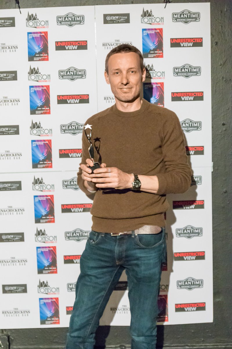 <a href="/grahamhi/">Graham Higgins</a> received the award for BEST ACTOR for Mark Arnold at last night's <a href="/UViewFF/">Unrestricted View FF</a> awards. Congratulations Mark so well deserved!