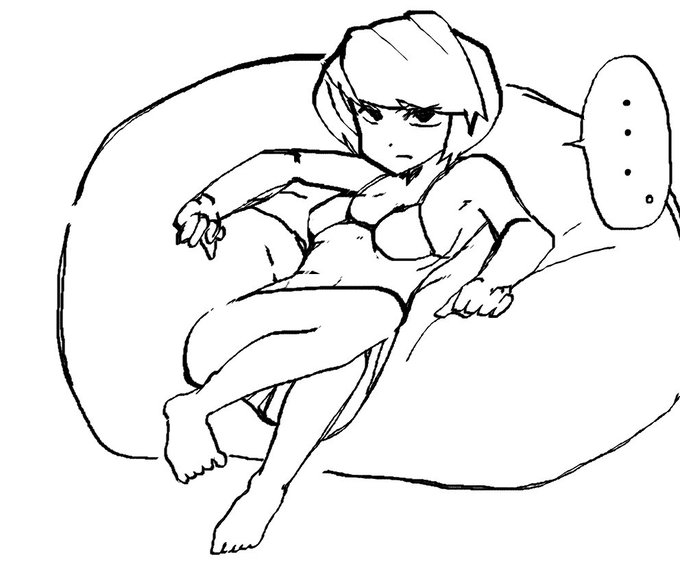 人をダメにするクッションに座って立てなくなった女性 