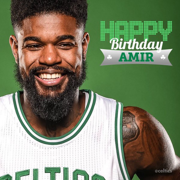 Happy 30th birthday to Amir Johnson! 